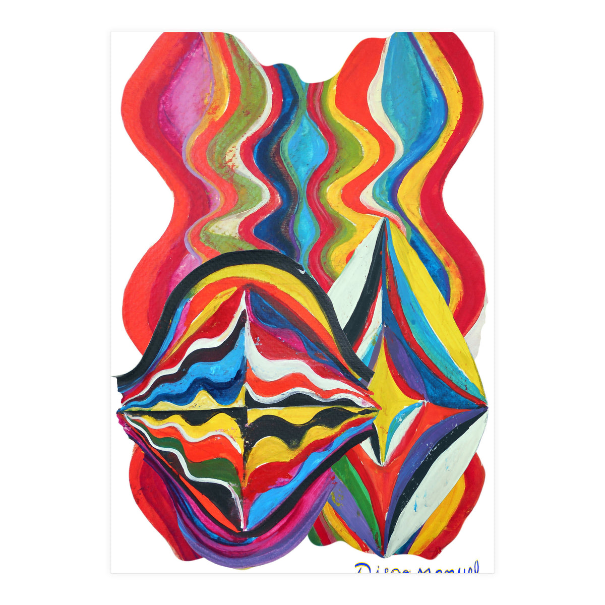 Pop Abstract Asimetrico 20 Copia (Print Only)