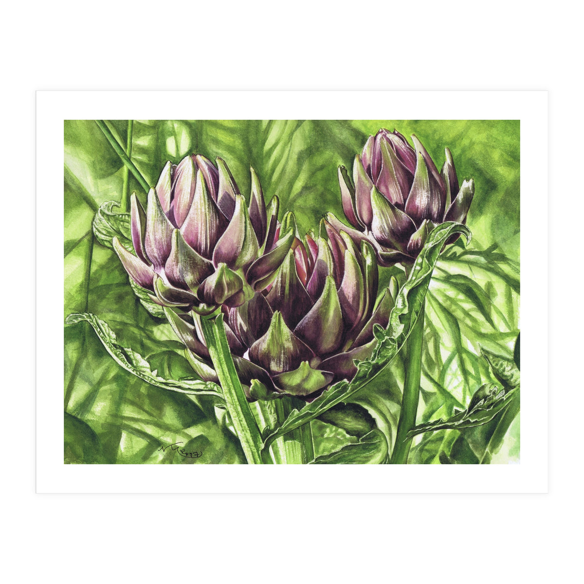 Artichoke Forest (Print Only)