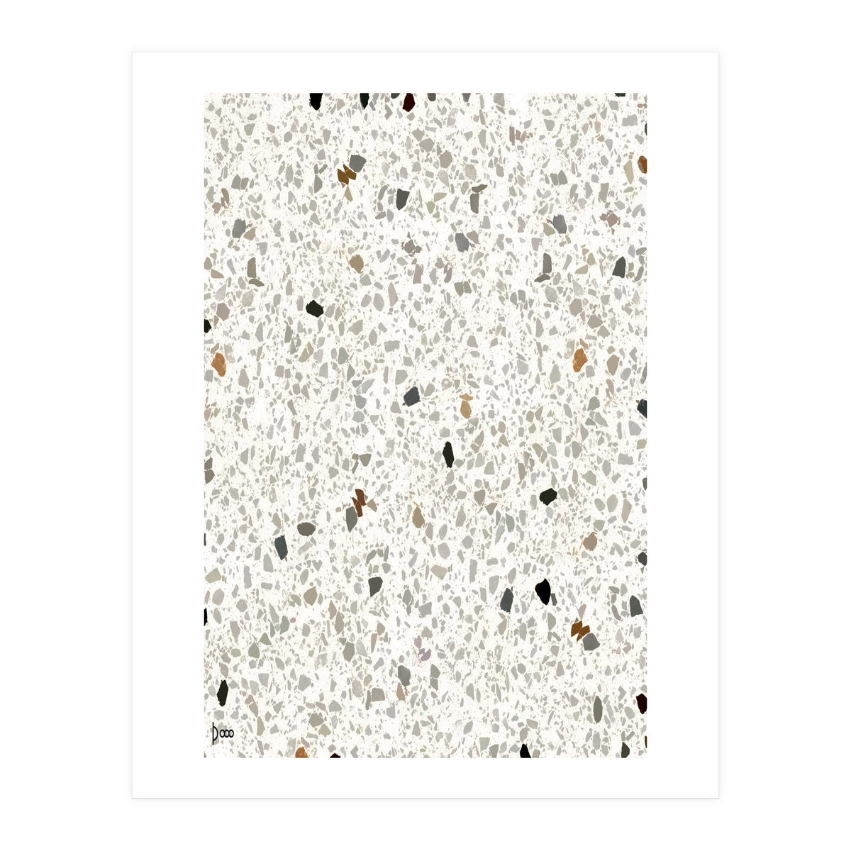White Terrazzo (Print Only)