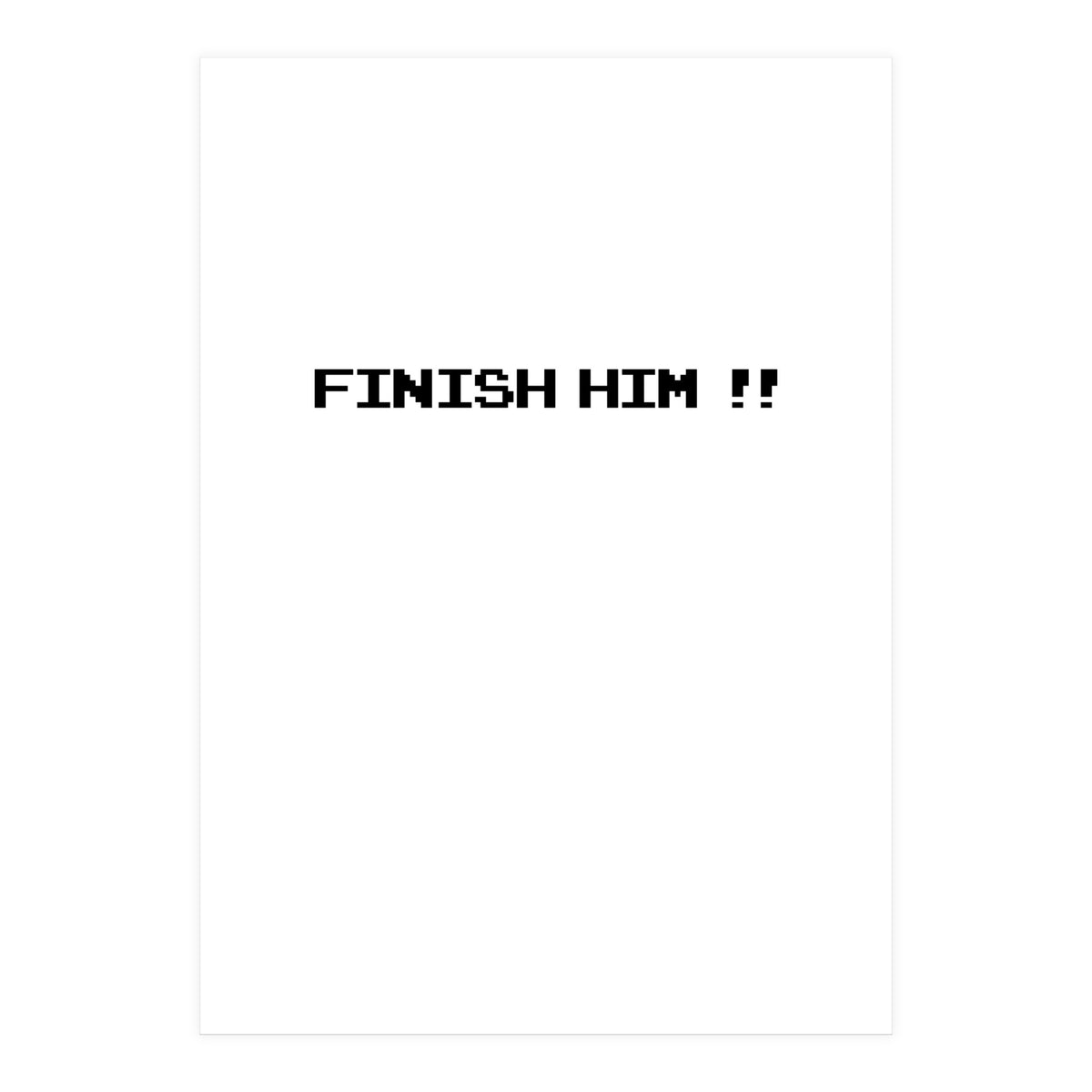 FINISH (Print Only)
