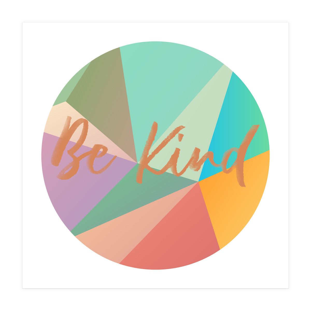 Be Kind Crystal  (Print Only)