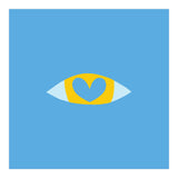 Heart Eye - BLUE (Print Only) thumbnail