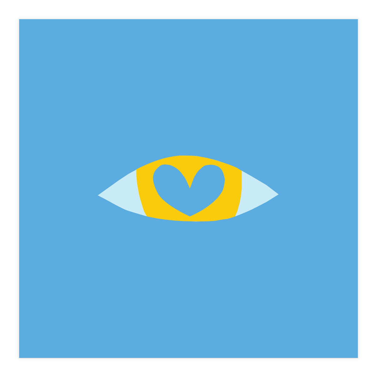 Heart Eye - BLUE (Print Only)