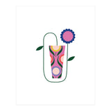 Strange Flower Rgb Cropped White (Print Only) thumbnail