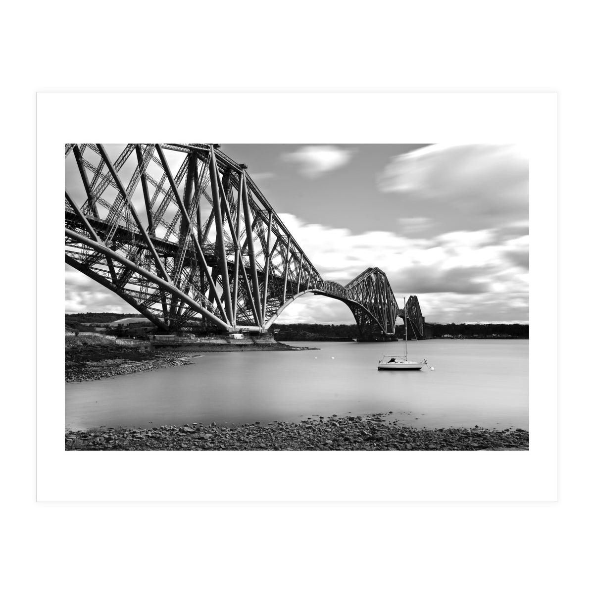 Forth Rail Bridge Seaside Architecture Seaside (Print Only)