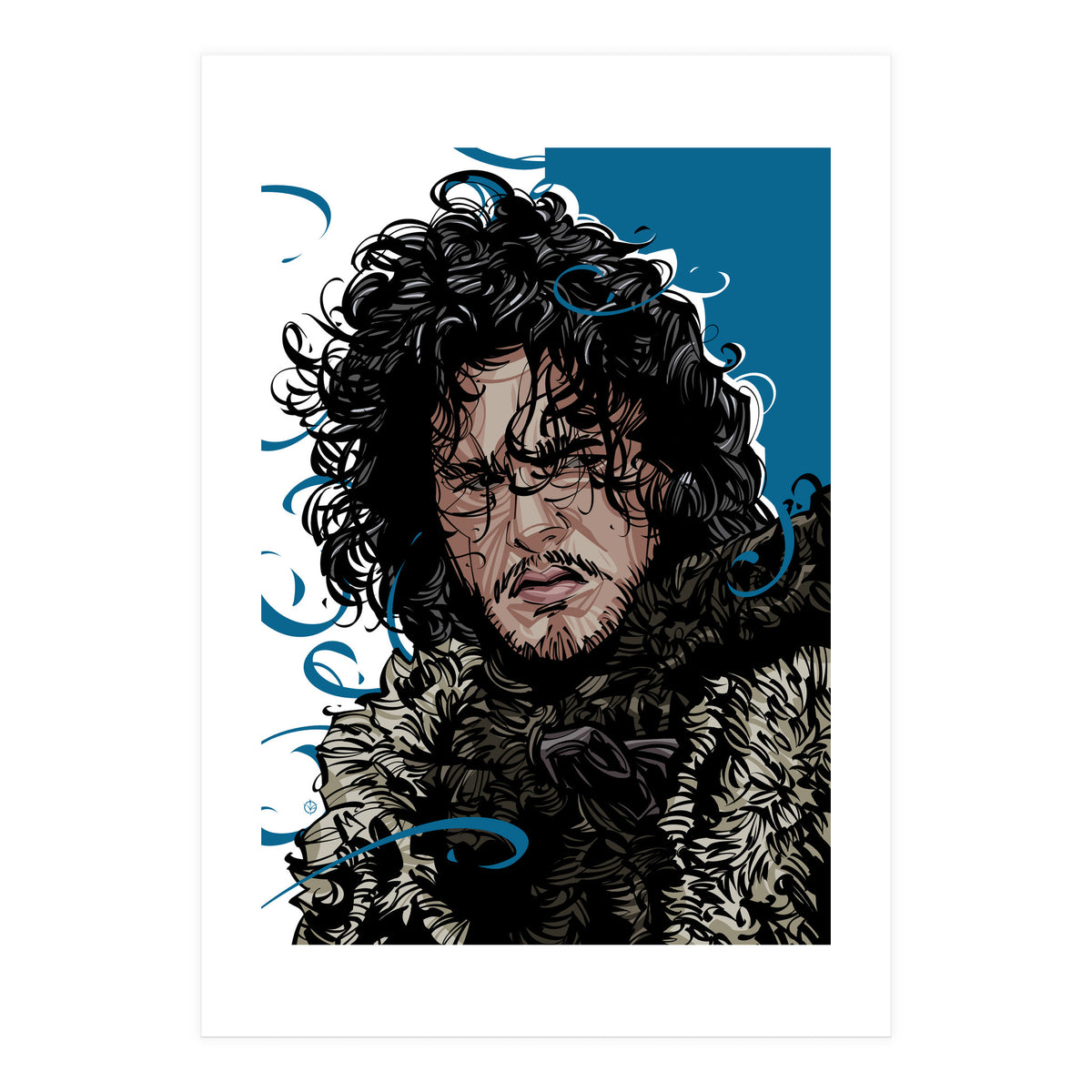 Jon Snow Game Of Thrones (Print Only)