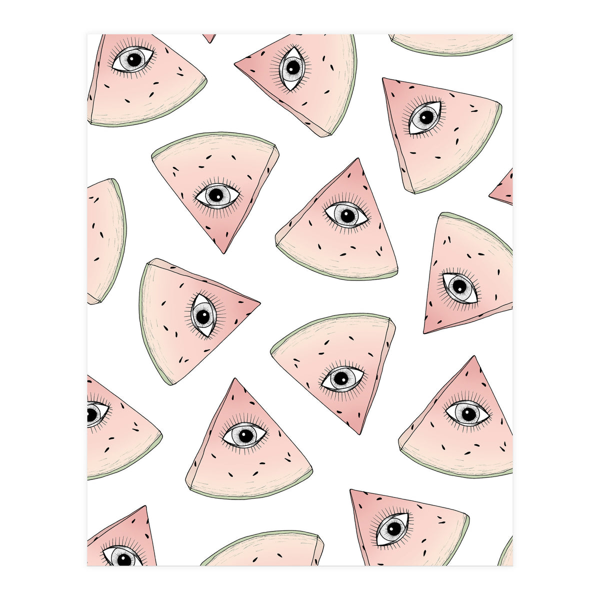 Curious Watermelon (Print Only)