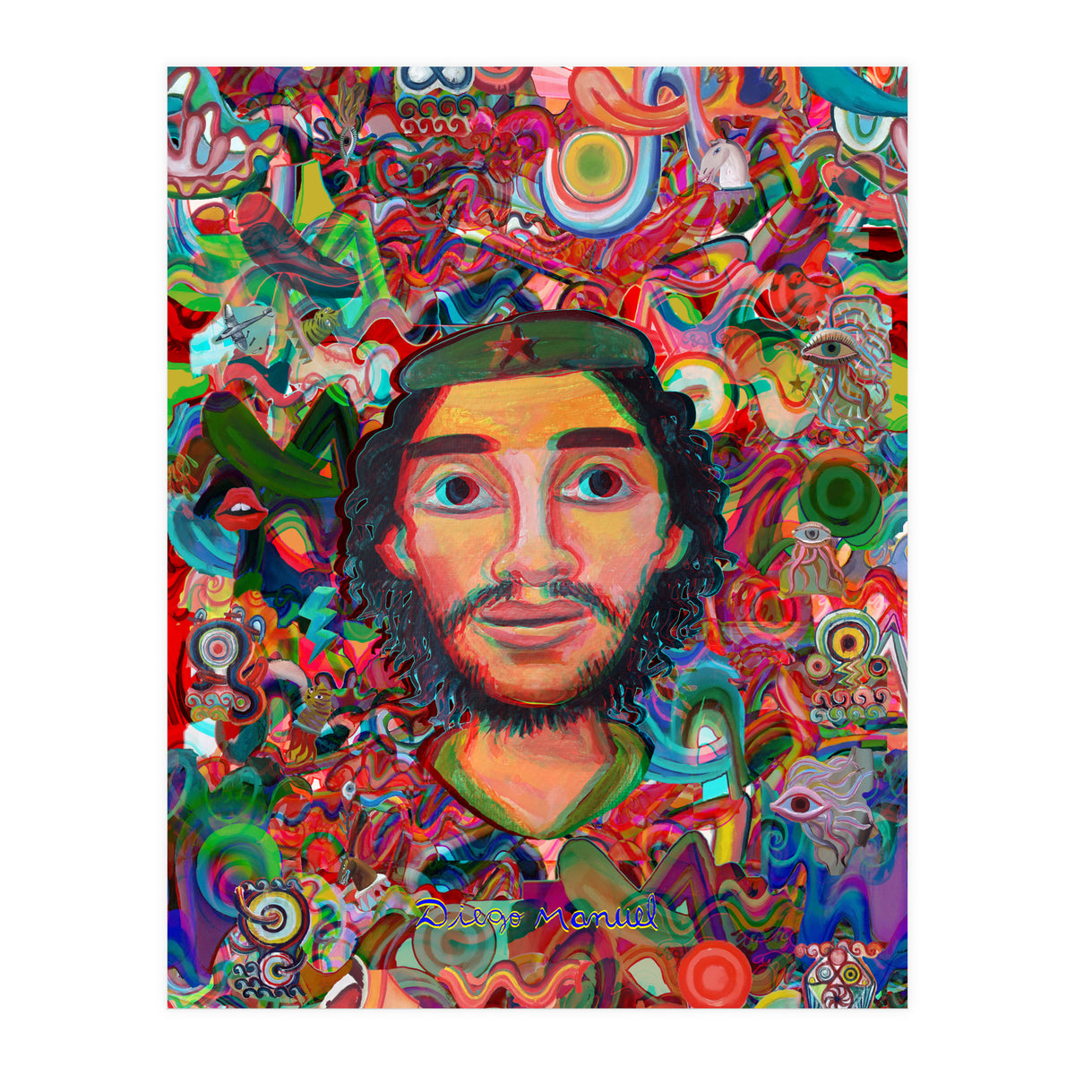 El Che Y Graffiti 2 (Print Only)