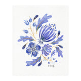 Protea Floral | Blue (Print Only) thumbnail