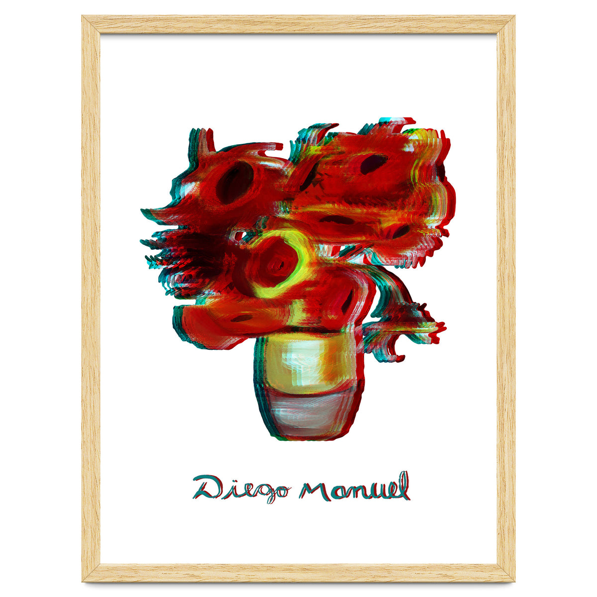 Florero Fondo Blanco