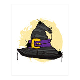 Grey Witch Hat Sketch (Print Only) thumbnail