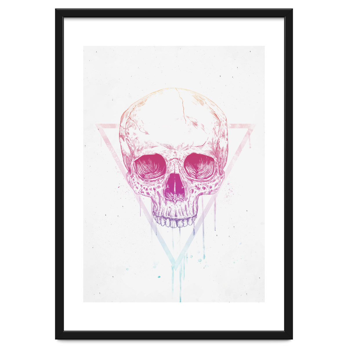 Skull In Triangle