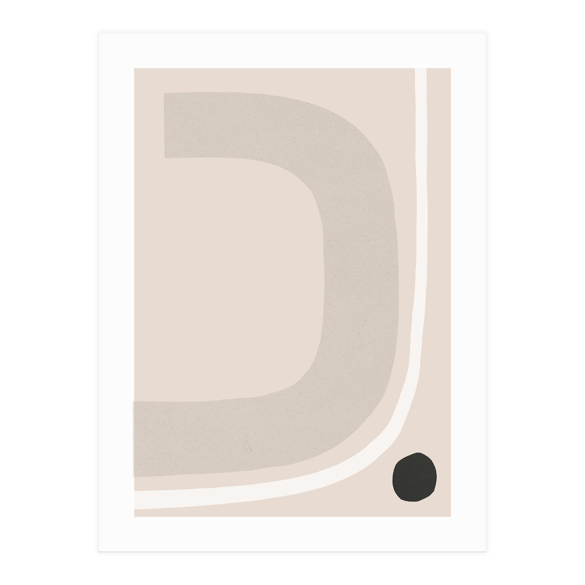 Beige Wave (Print Only)