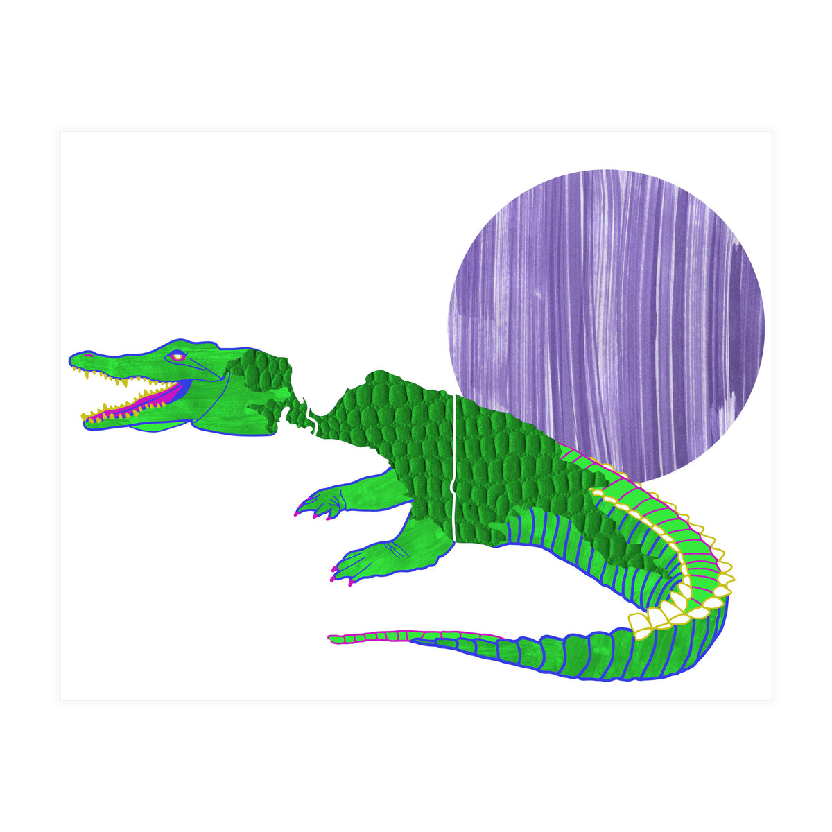 New Guinea Crocodile  (Print Only)