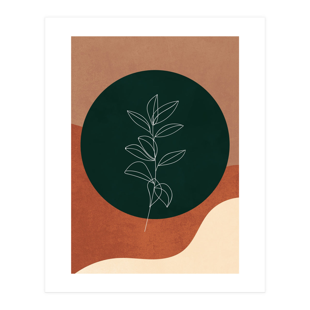 Geometrical Minimalist Boho Abstract (Print Only)