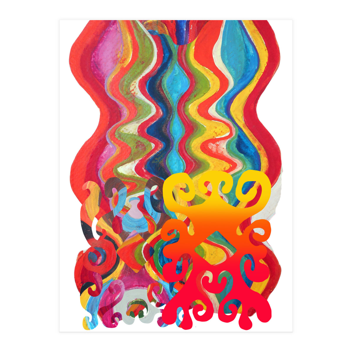 Pop Abstract Asimetrico 16 Copia (Print Only)