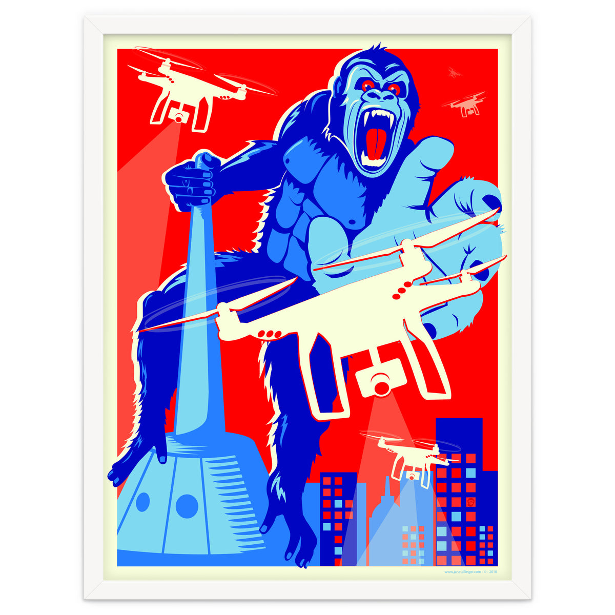 King Kong vs Drones