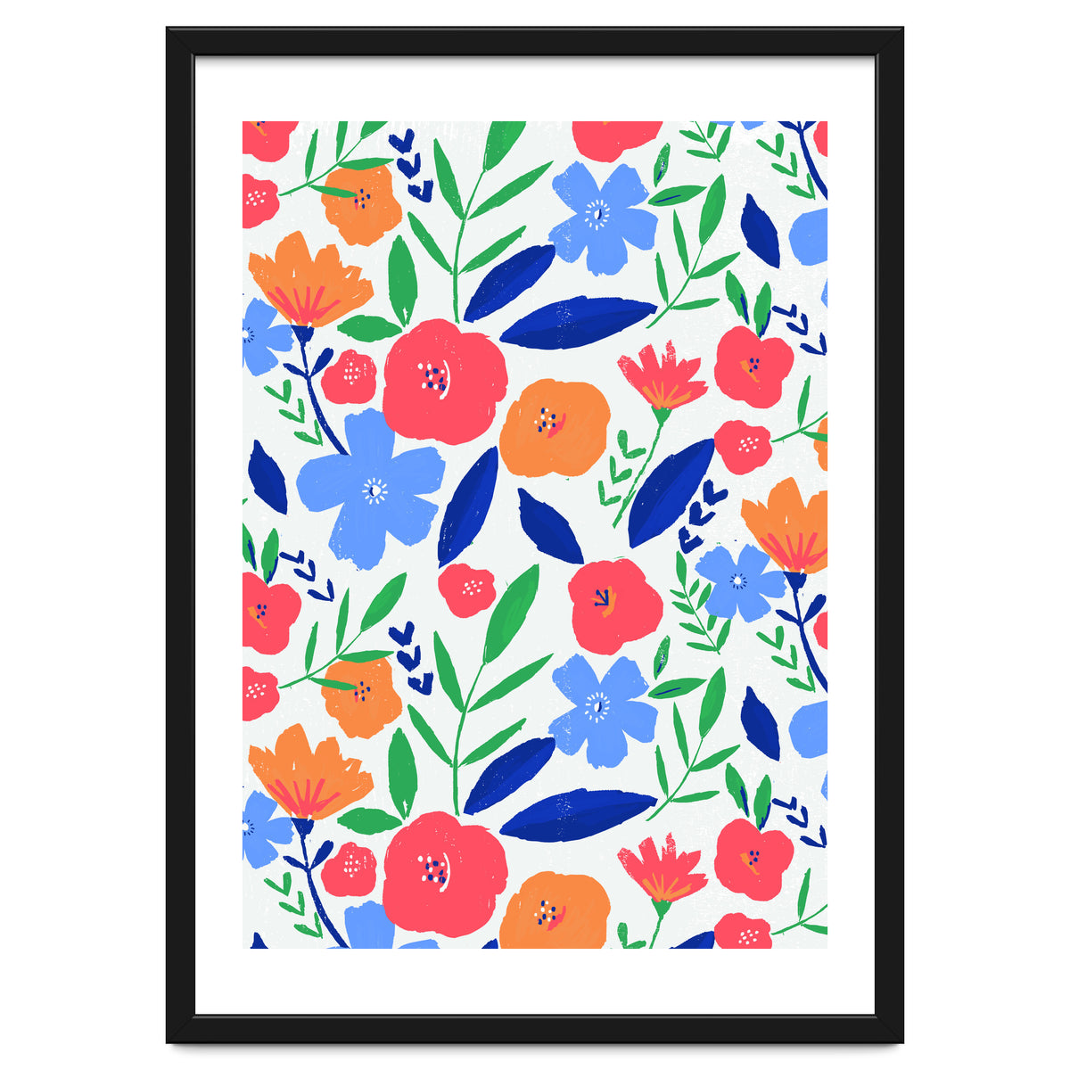 Bold Floral All Over Pattern