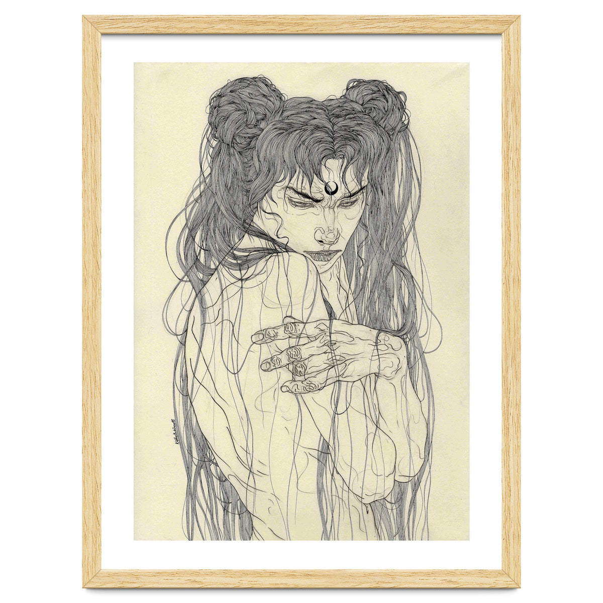 There is a dark moon rising inside of me