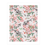 Asian fish among flowers (Print Only) thumbnail