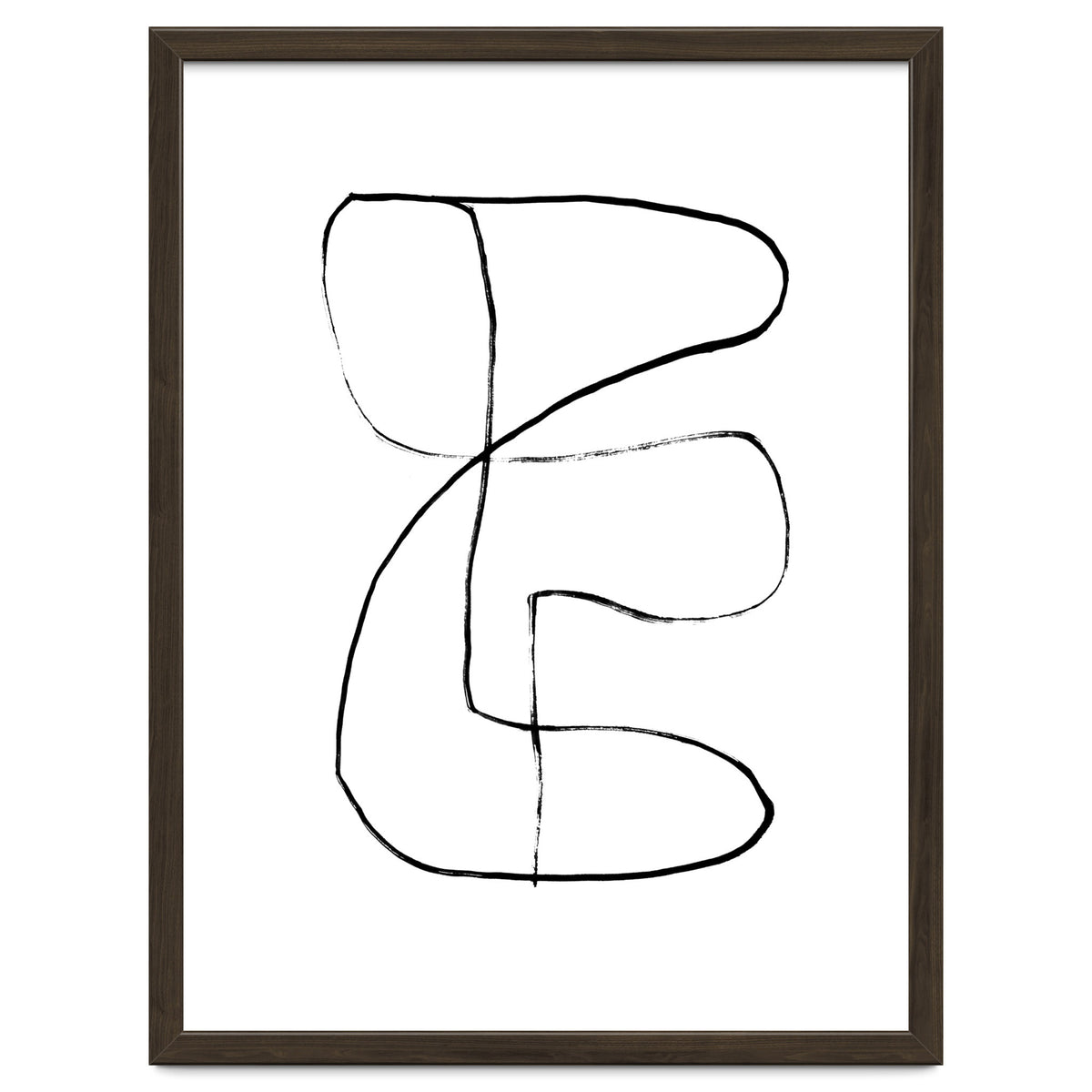 Mid-Century Line Art Print #1