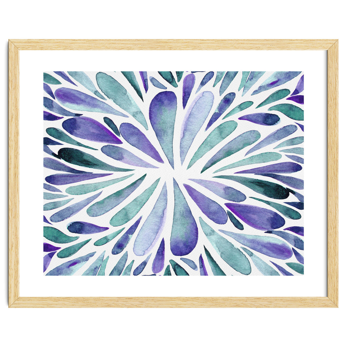 Retro abstract floral