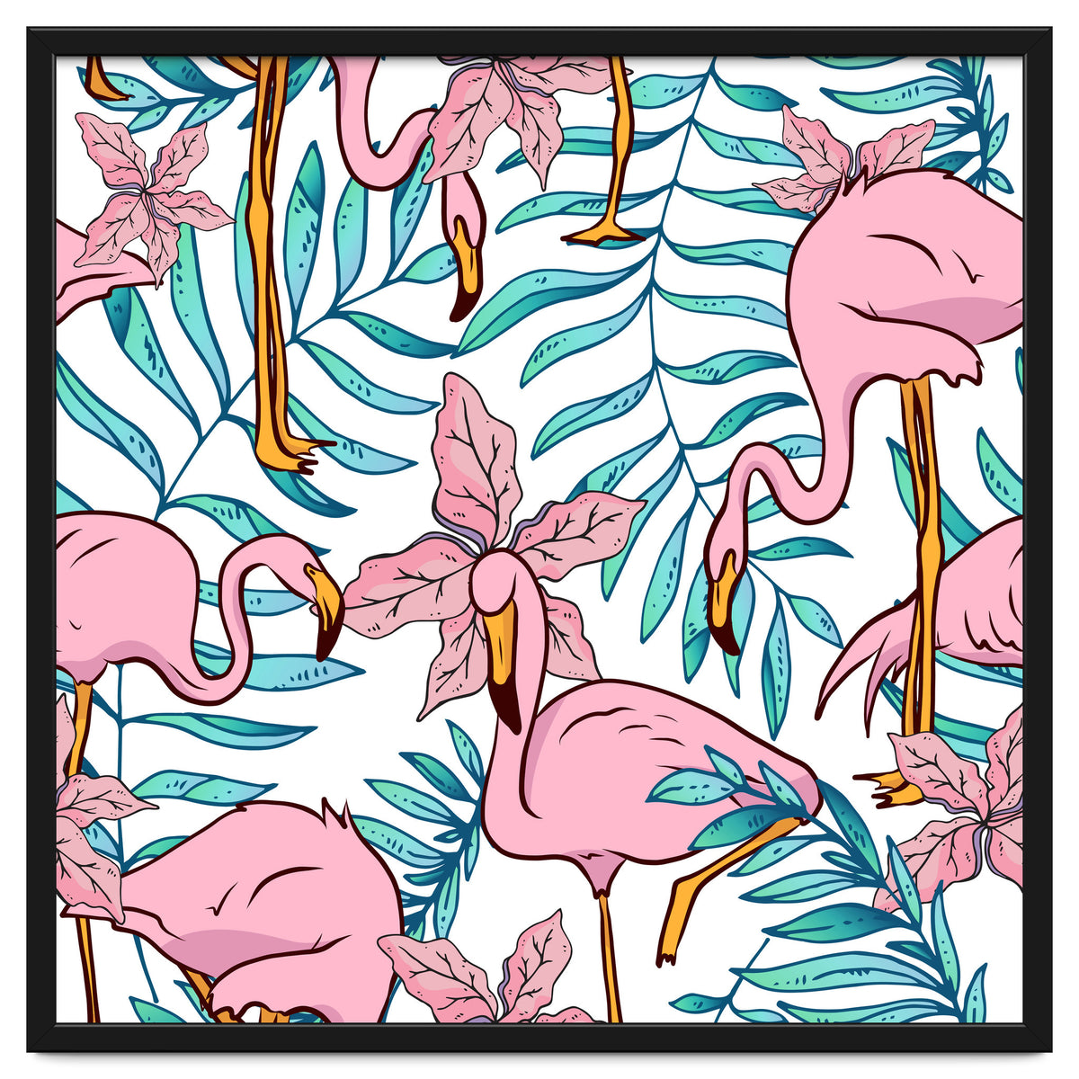 Boho Flamingo