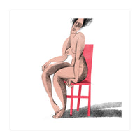 Lady On A Chair (Print Only)