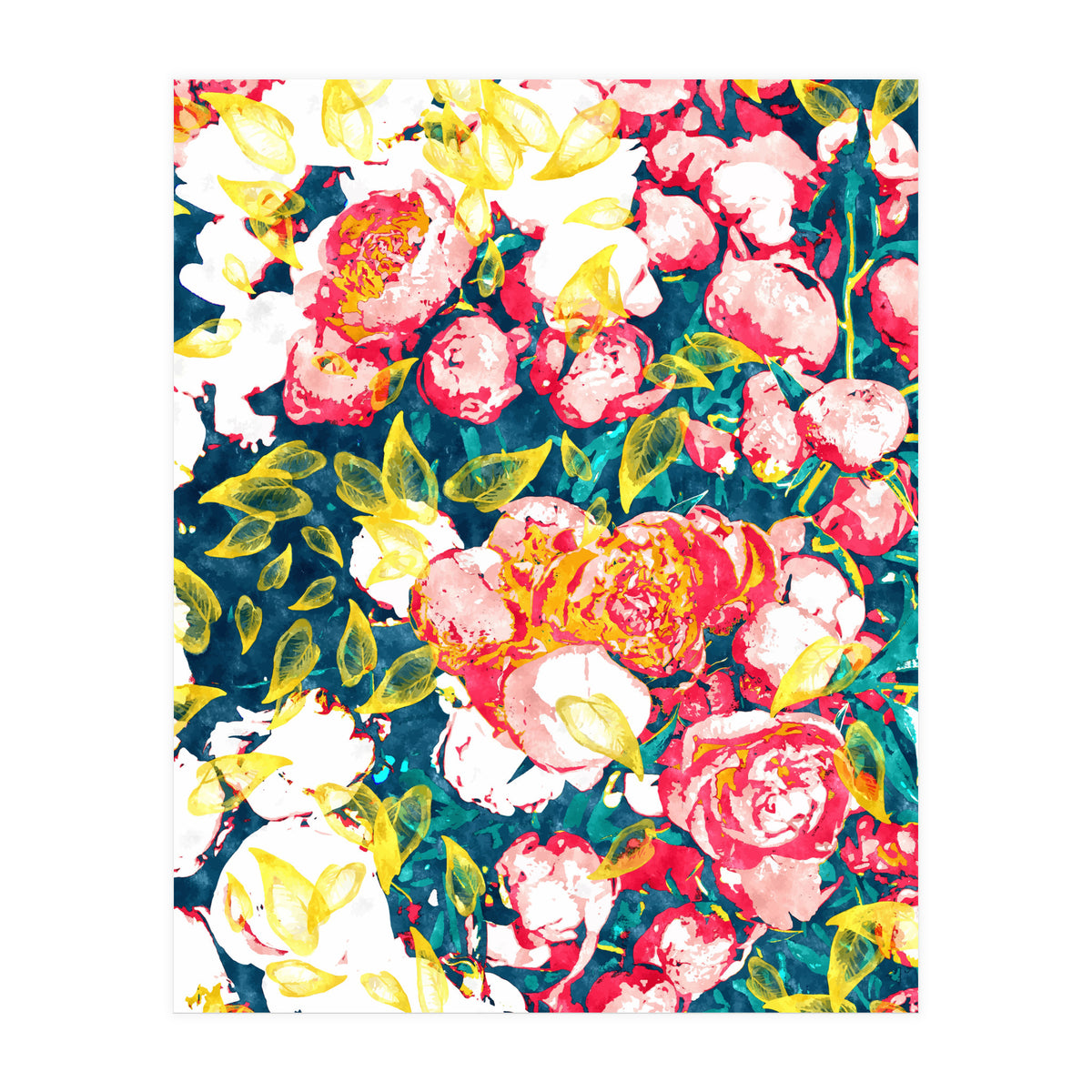 Nature Smiles In Flowers (Print Only)