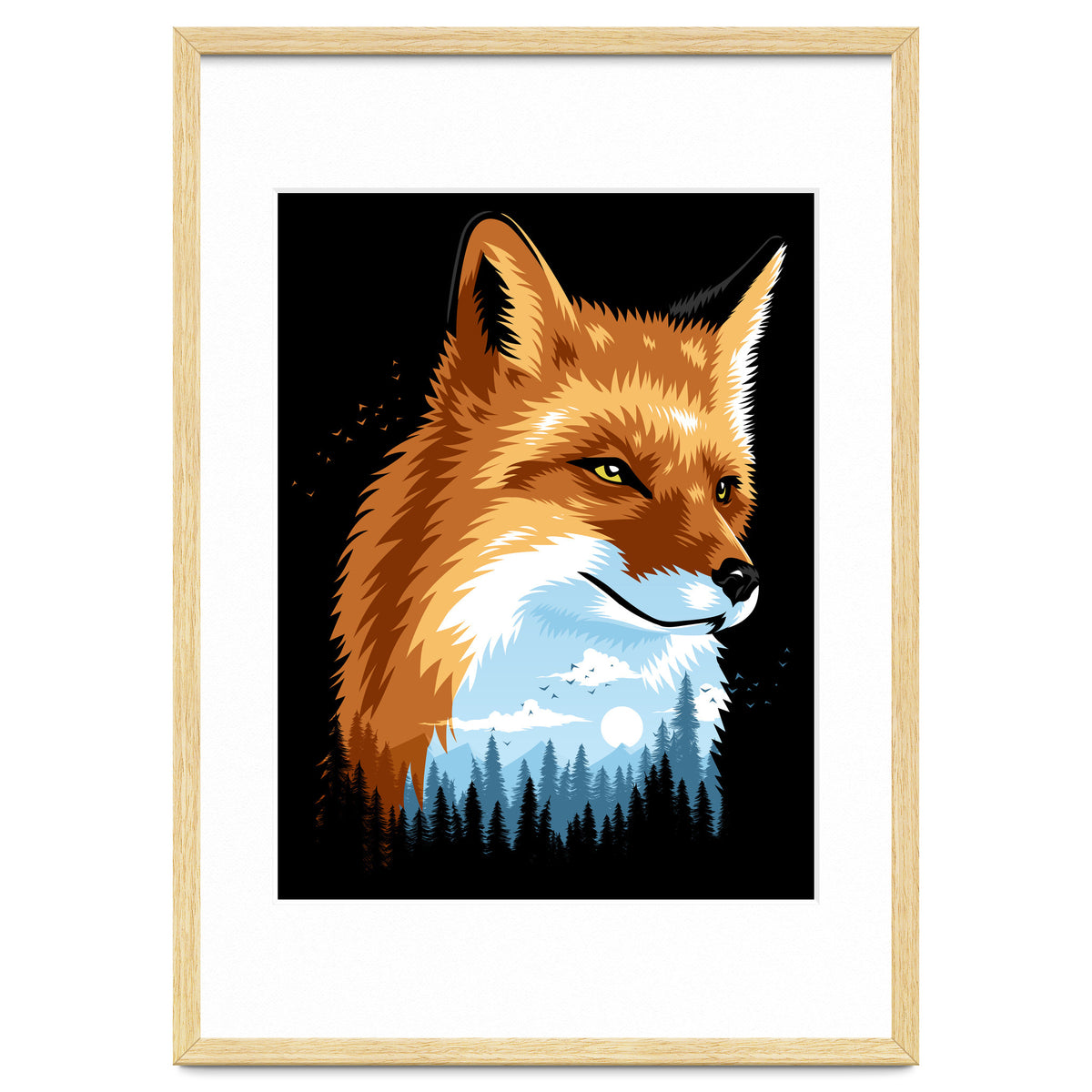 Fox Colors Forest