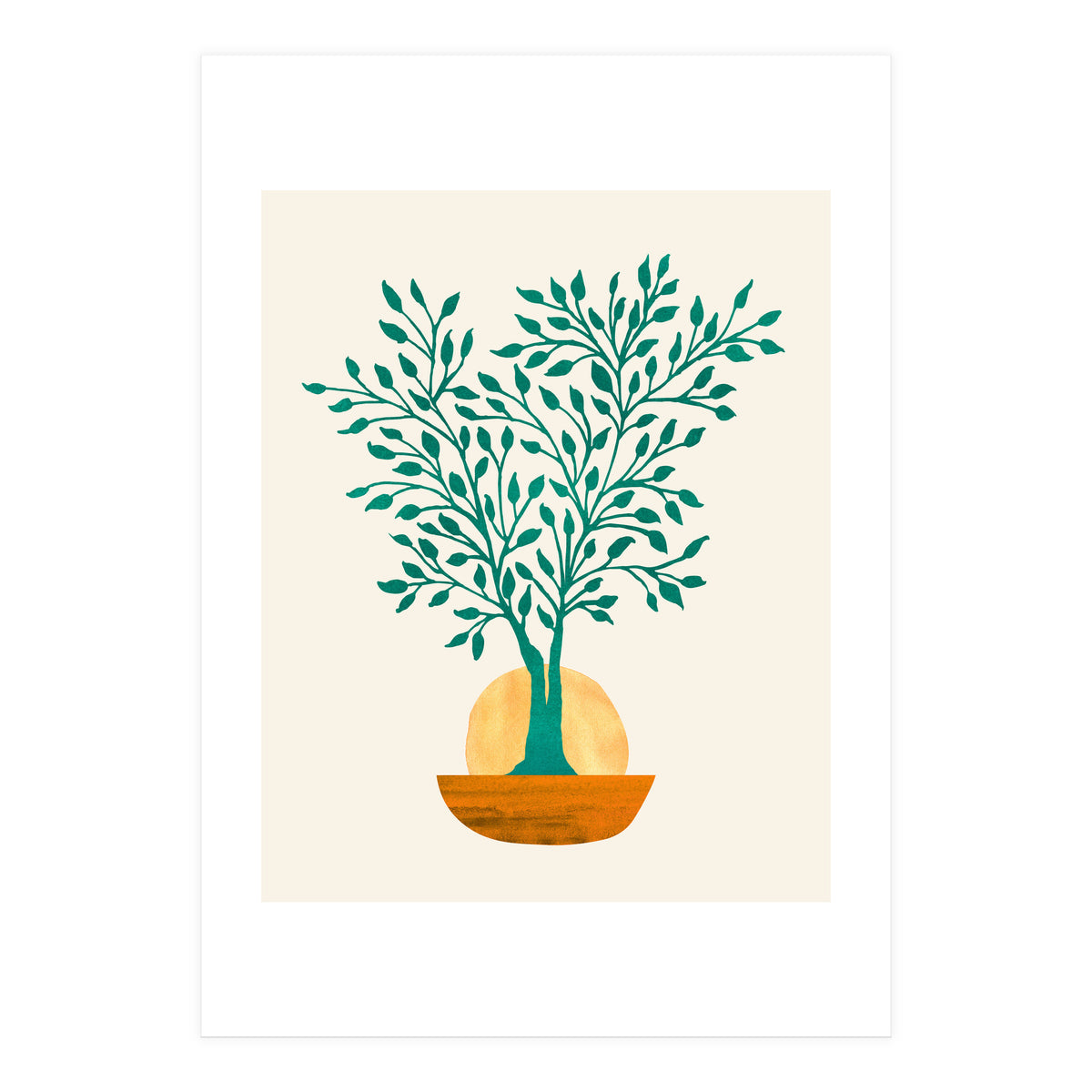 Emerald Ficus Sunset (Print Only)