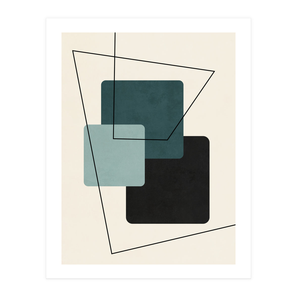 GEOMETRIC SHAPES  - F01 (Print Only)