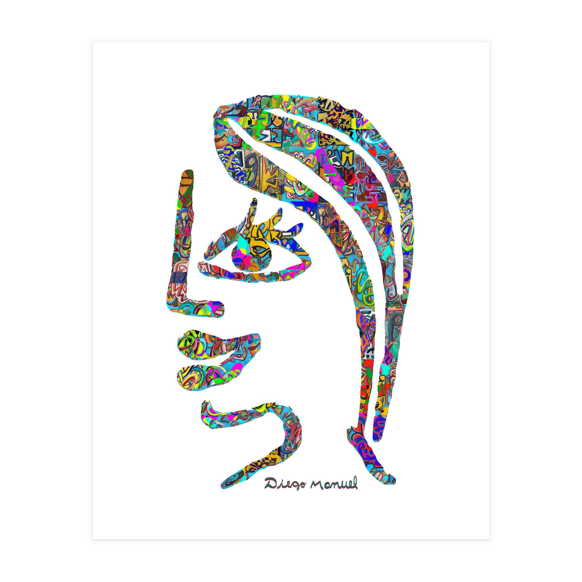 Graffiti Digital 12 2022 D 4  (Print Only)