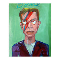 Bowie Y Corazones (Print Only)