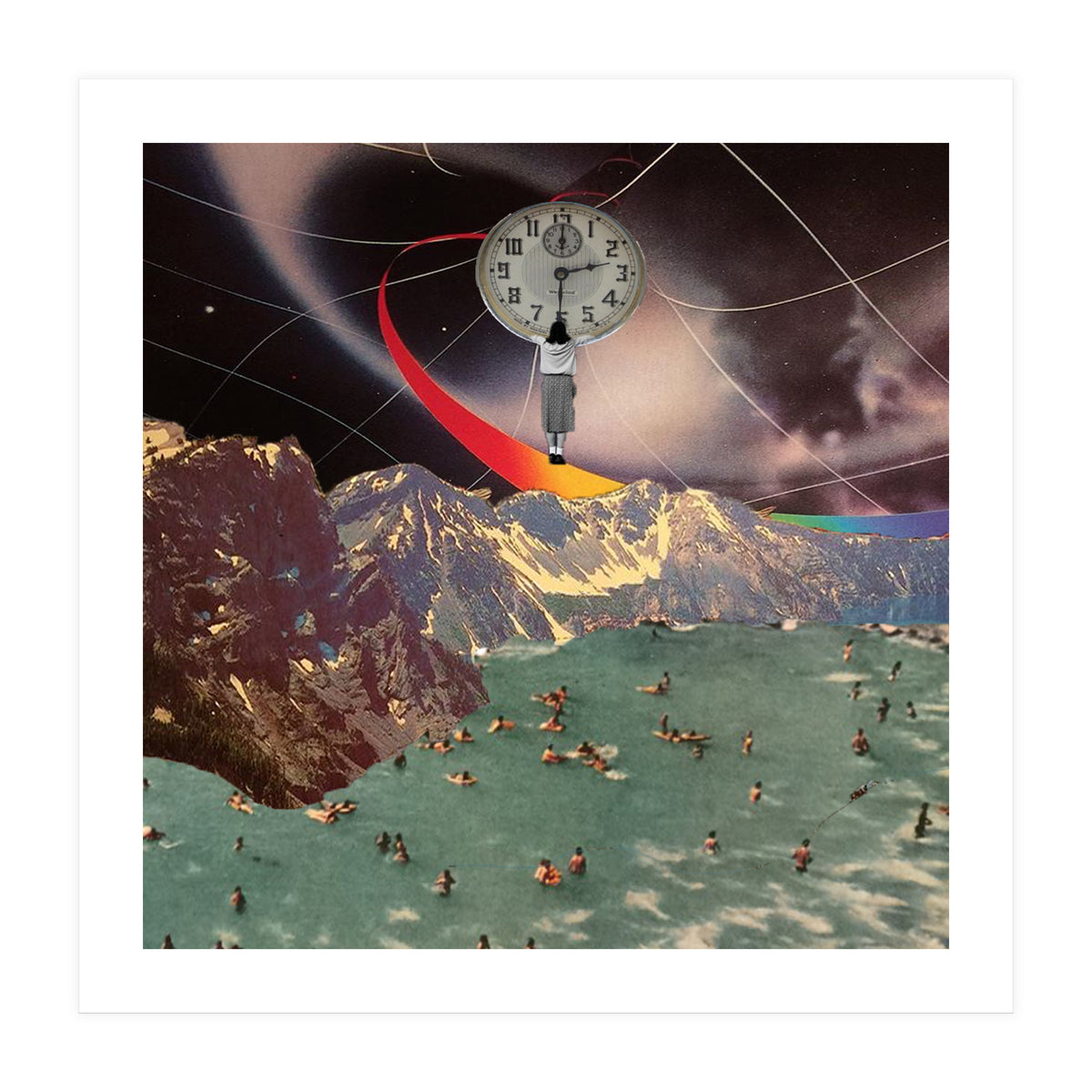 Ocean Rainbow Mountain (Print Only)