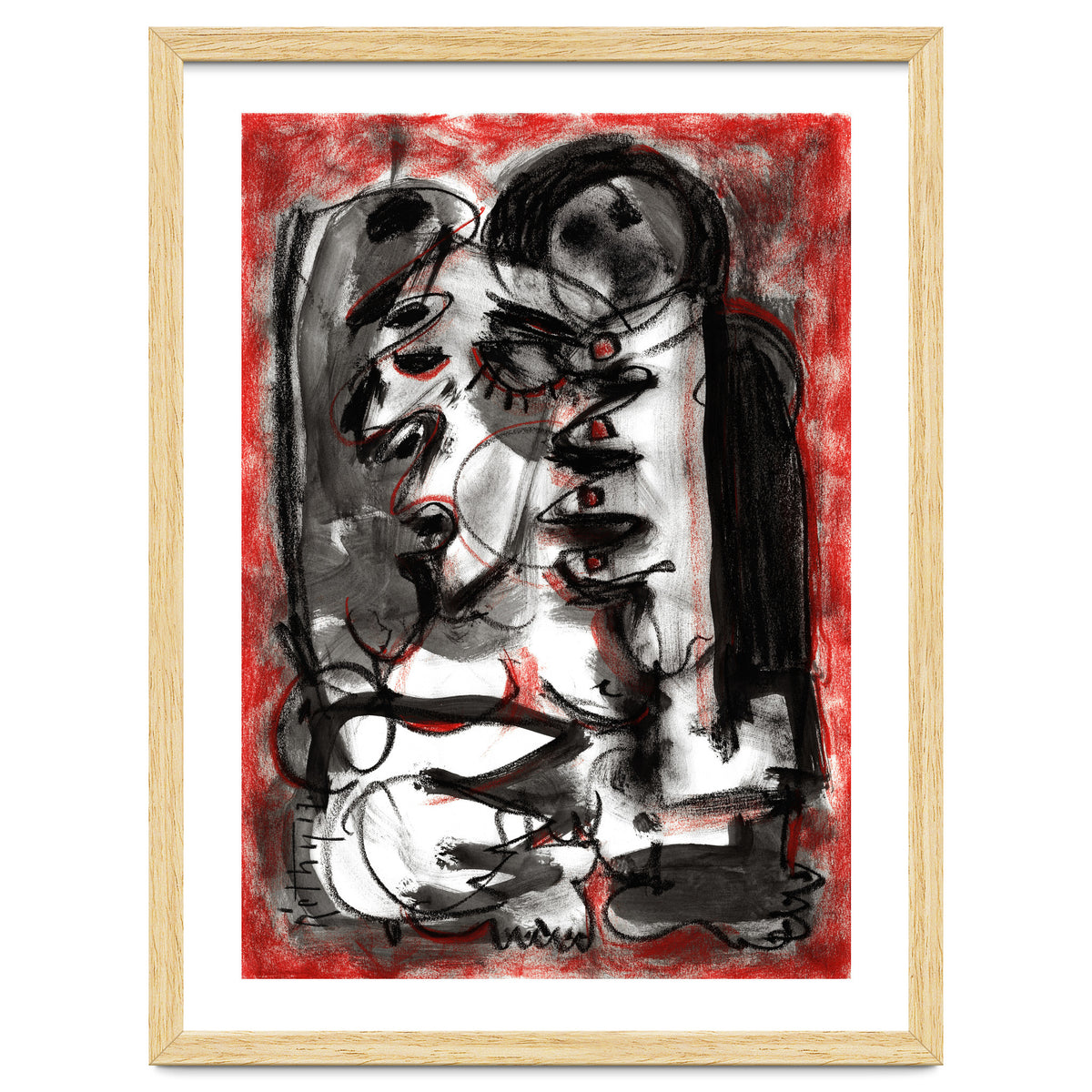 Shame - white background