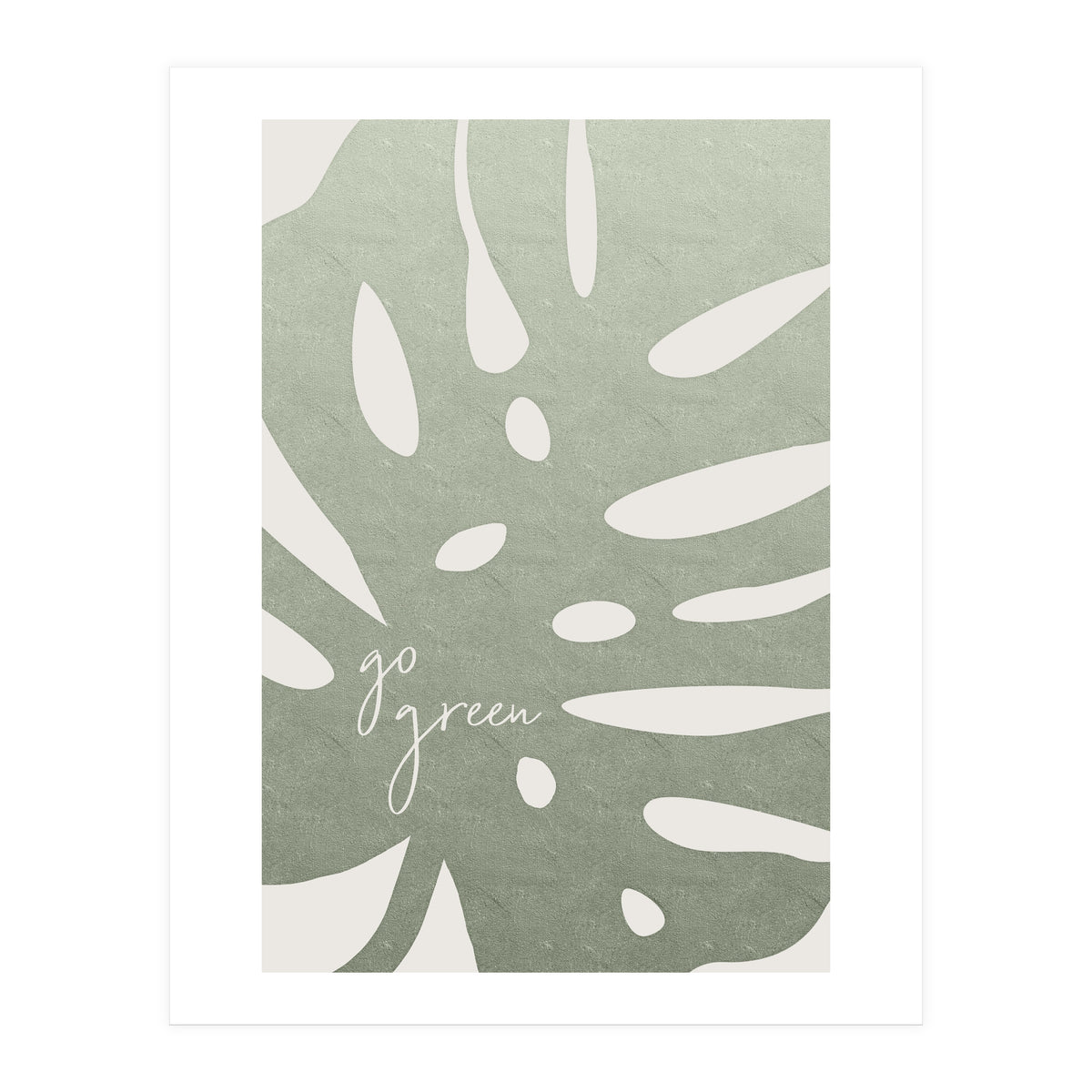 Go green (Print Only)