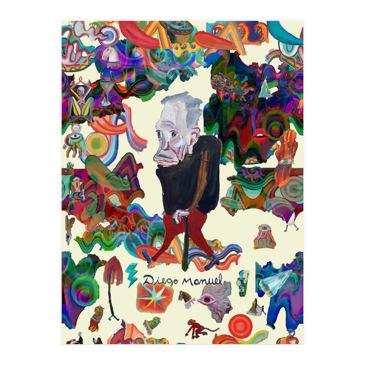 Graffitis 2021 Tapiz 56 B (Print Only)