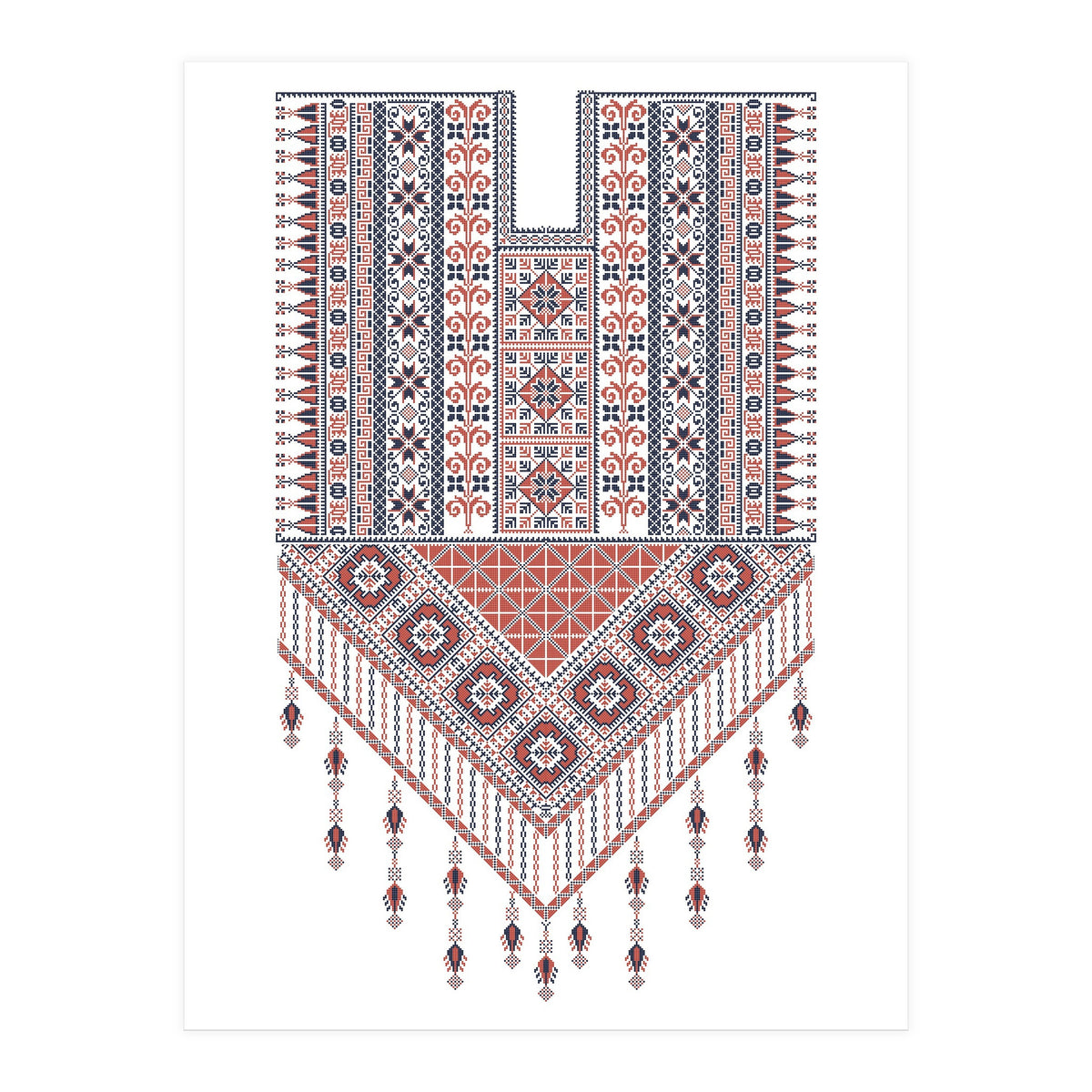 Tatreez Ornament 16 (Print Only)