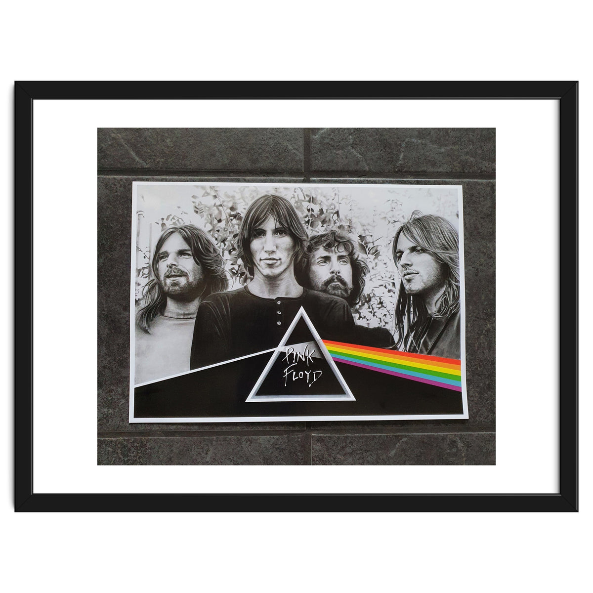 Pink Floyd DSOTM Pencil Portrait Print