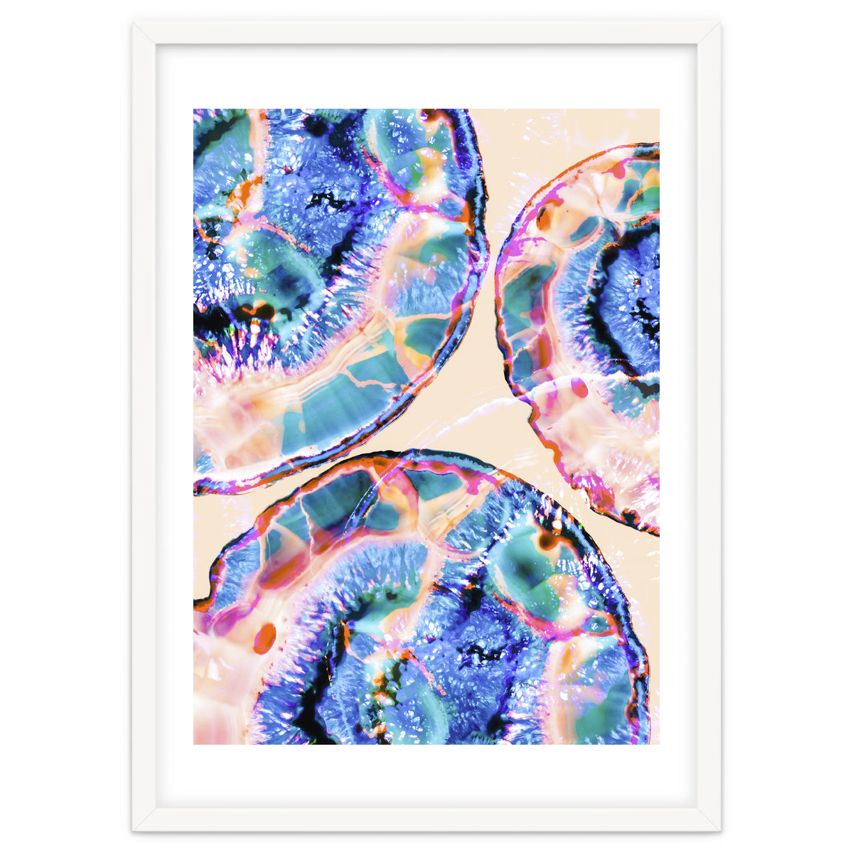 Abstract Agate Painting