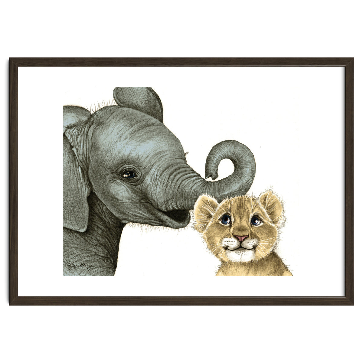 Best Friends, Elephant and Lion