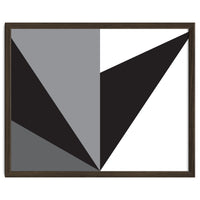 Geometric Shapes No. 76 - black, white & grey