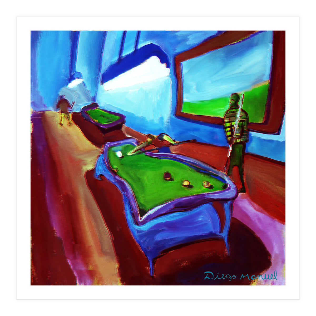 Noche De Pool 3 2 (Print Only)