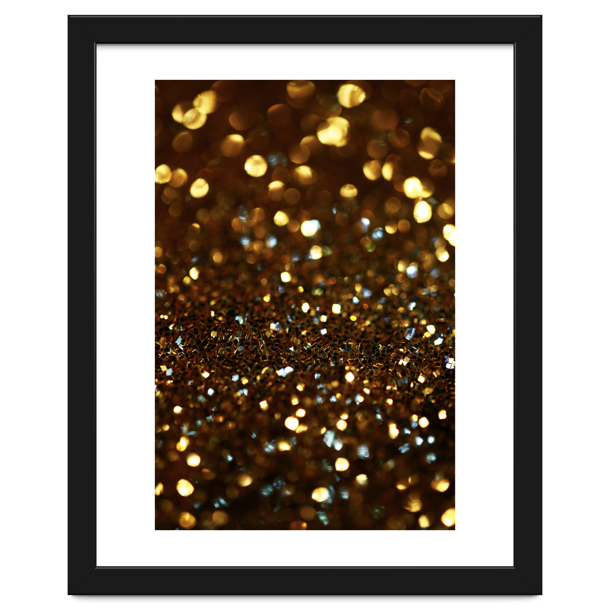 Golden glitter