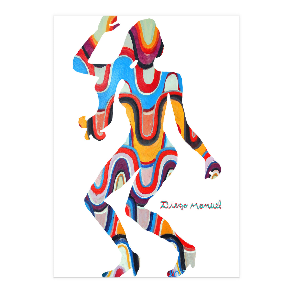 Dance Girl B 42  (Print Only)