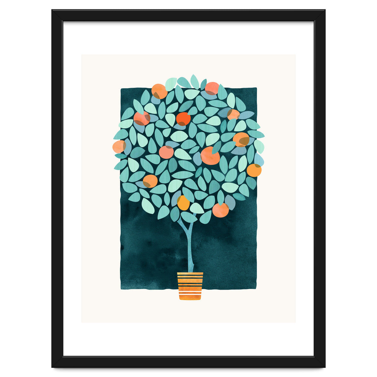 Orange Tree At Midnight