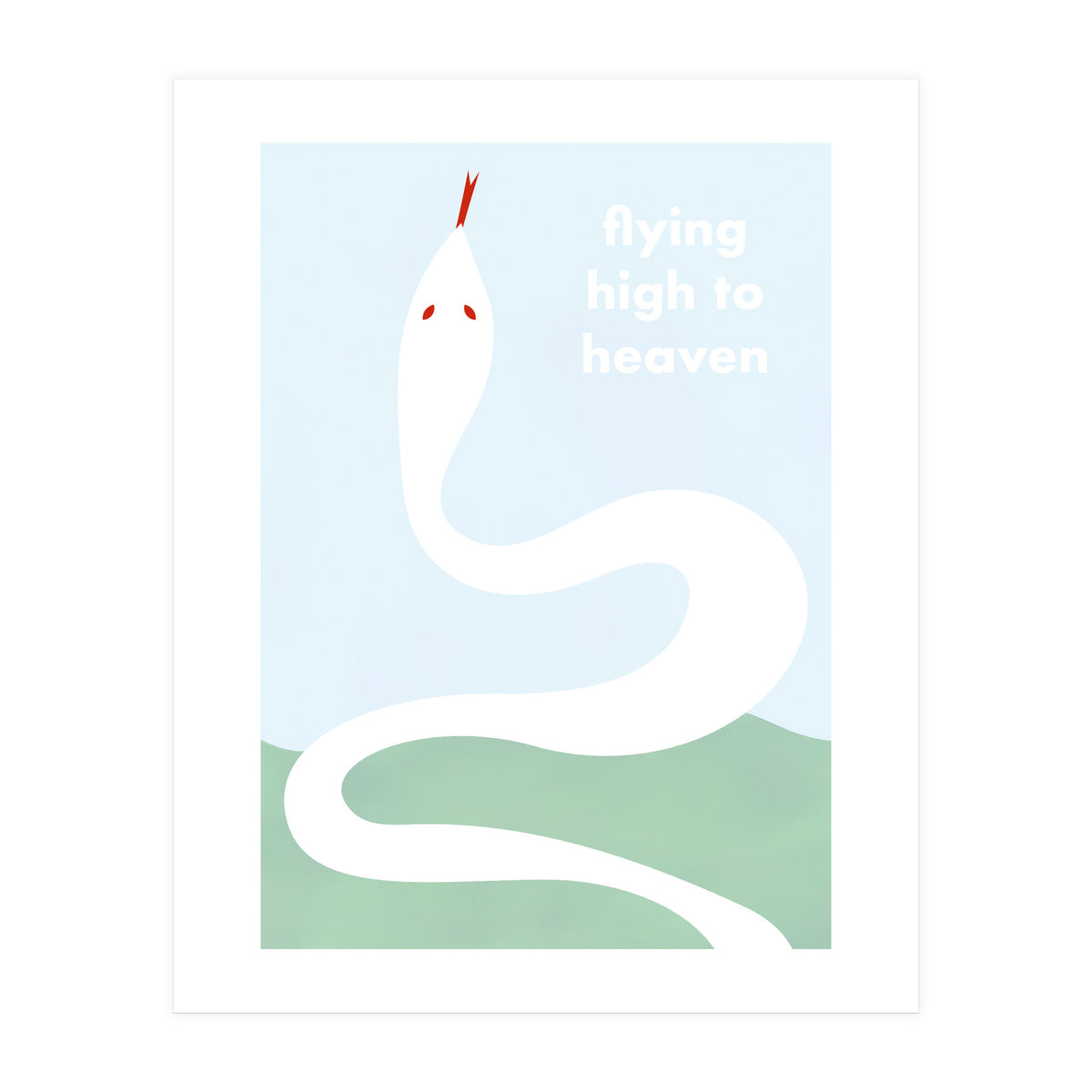 flying high to heaven (Print Only)