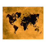 World Map black and yellow digital art (Print Only) thumbnail