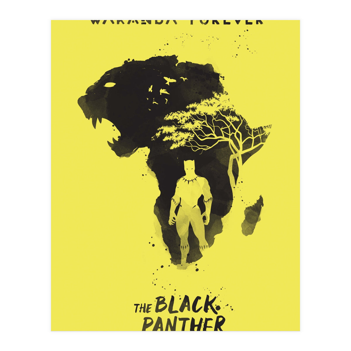 Black Panther movie poster (Print Only)